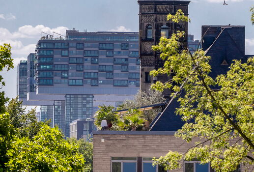 Feuerwerk Kölner Lichter von der Rooftop Bar am Rheinauhafen